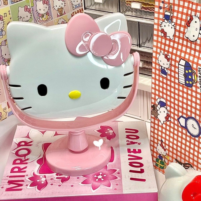 Cermin Meja Rias Hello Kitty,  - Beauty Makeup Vanity Set ulasan dan harga